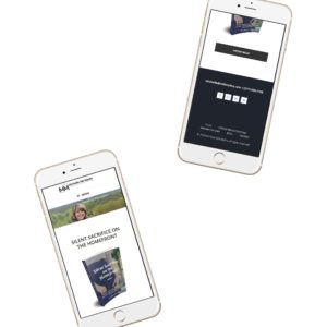 Screenshot of stillmehta.com in two mobile phones.
